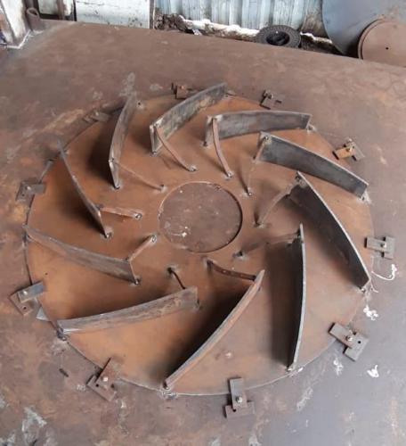 Heavy-duty centrifugal fan for high-pressure ventilation in steel manufacturing from hitecfan.com