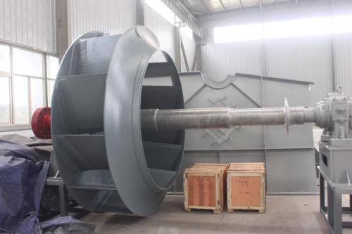 Powerful axial fan for underground mining and tunnel airflow