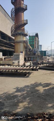 High-volume axial flow fan for industrial warehouse ventilation