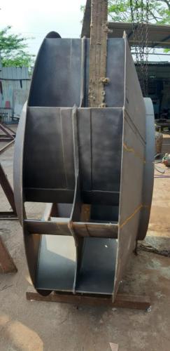 Heavy-duty centrifugal fan for high-pressure ventilation in steel manufacturing from hitecfan.com