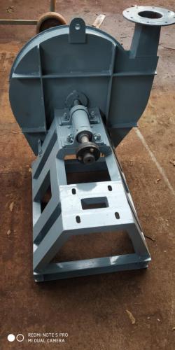 Heavy-duty centrifugal fan for high-pressure ventilation in steel manufacturing